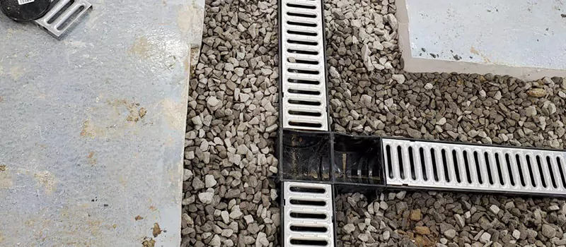 Storm Water Trench Drain Repair in Eglington East, Toronto